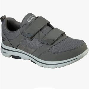 Skechers Sidewalk Khaki No Laces Easy on/off Go Walk Velcro Sneakers Washable 9